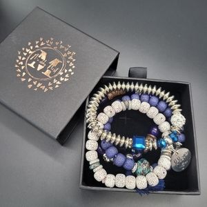 Multilayer Natural Stone Charm Tassel